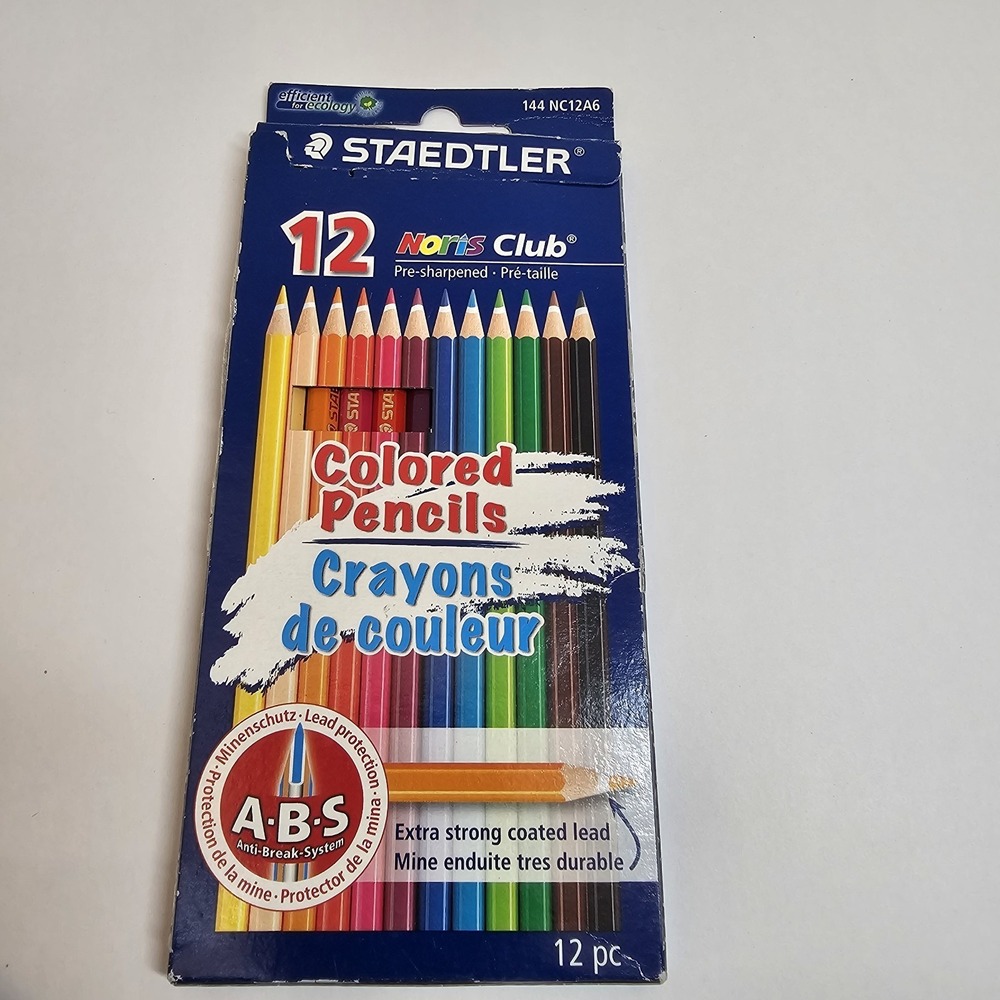 Staedtler Noris Club Colored Pencils 12 Pack Pre Sharpened New - Picture 5 of 11